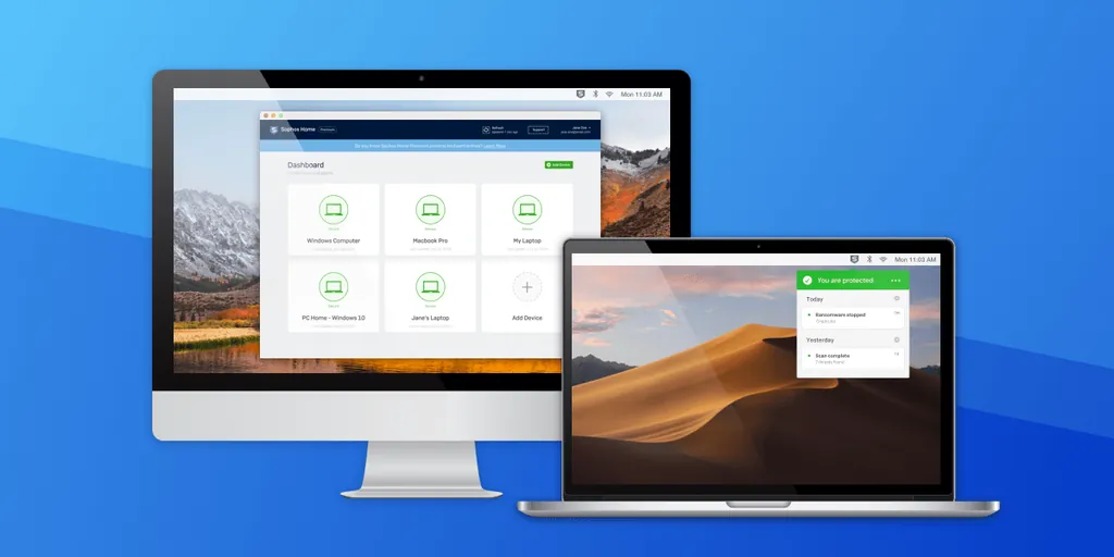 Sophos Home は Mac と iOS 向けの商用グレードのセキュリティを提供c