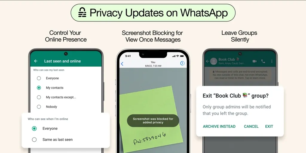 WhatsAppのプライバシーキャンペーンは3つの新機能とともに始まる